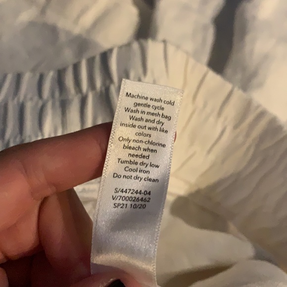 NWT White Cabo Linen Wide Leg Pant - Picture 7 of 8